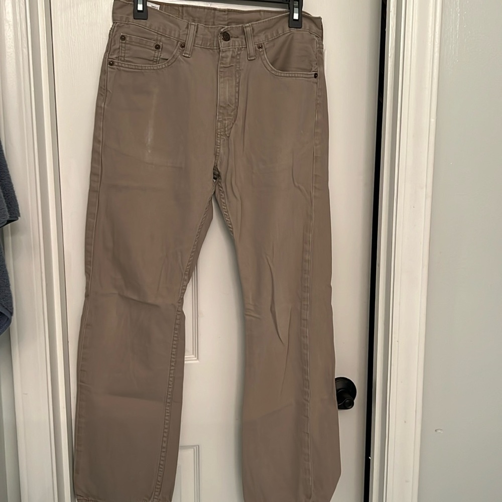 Men’s 30 x 30 tan/ khaki 505 jeans